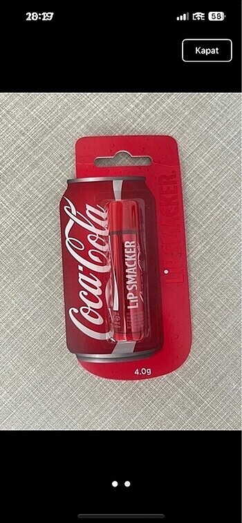 Lip smacker coca cola
