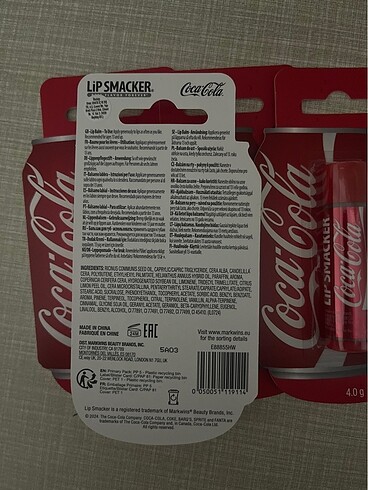Diğer Lip smacker coca cola