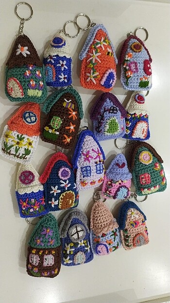 Ev şeklinde maskot,anahtarlık