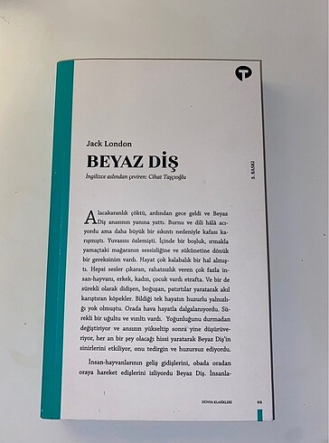 Jack London Beyaz Diş kitap