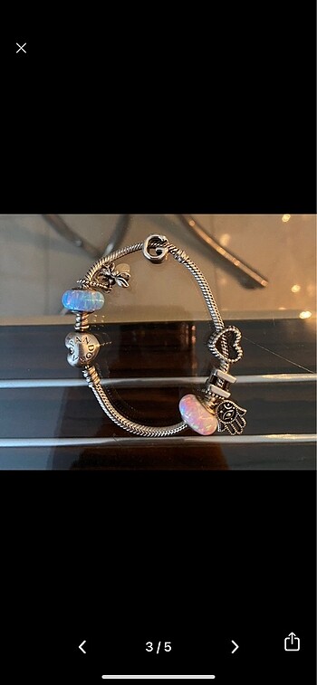 Beden g harfi charm pandora