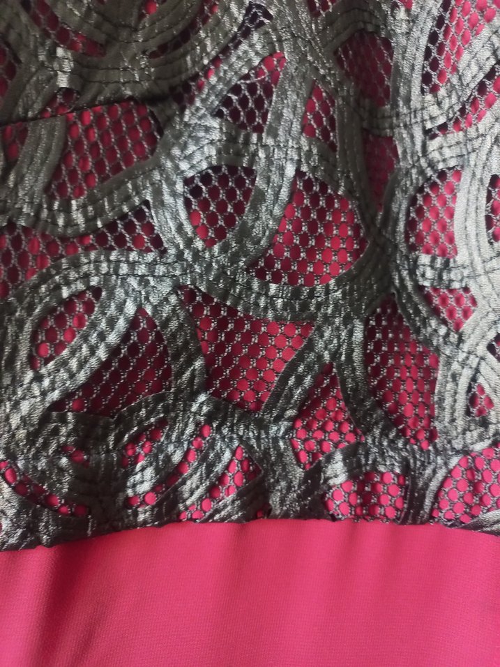 Uzun, Bordo Nakışlı Kadın Yelek - Görsel 2