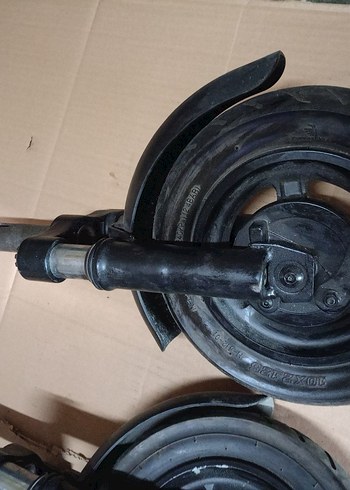 Siyah Çocuk Scooter Tekerlek ve Ön Amortisör Set adet - Görsel 9