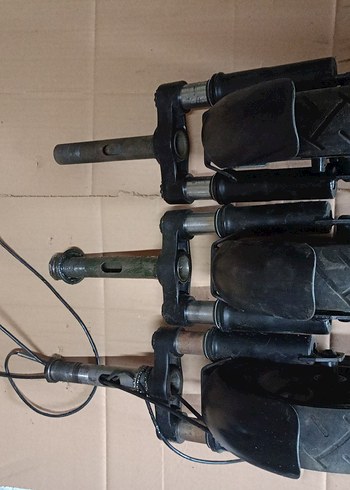 Siyah Çocuk Scooter Tekerlek ve Ön Amortisör Set adet - Görsel 7