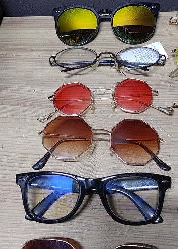 Diğer Renkli Retro Kadın Güneş Gözlükleri