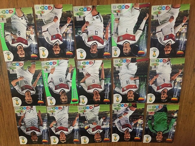 Ülkelere göre futbol takımı kartları