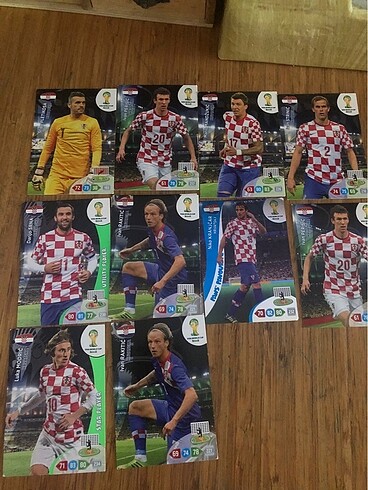  Panini futbolcu kartları