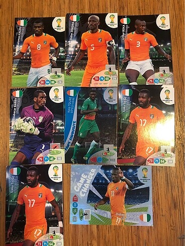 Panini futbolcu 20 ülke birden var istediğini seç