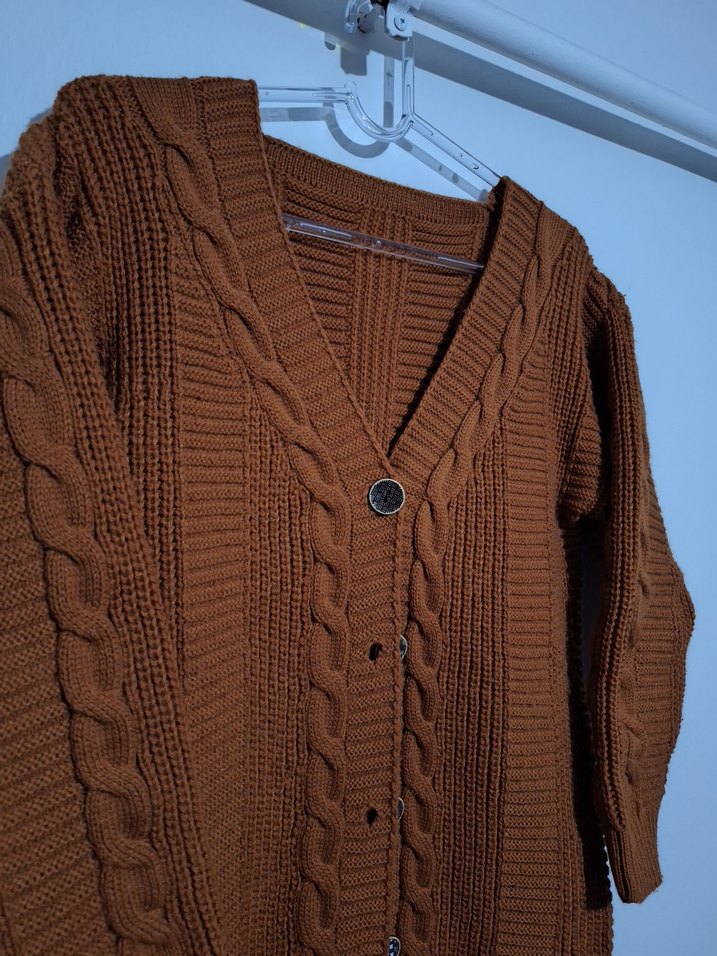 Novalüx Örgü Kalın Hırka - Görsel 2