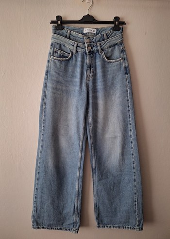Pull&Bear Çift Bel Bantlı Baggy Jean - Görsel 3