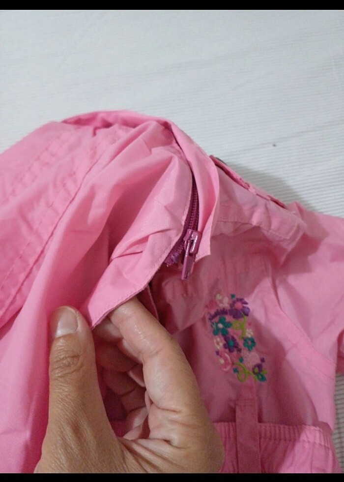 9-12 ay kız bebek yagmurluk - Görsel 3