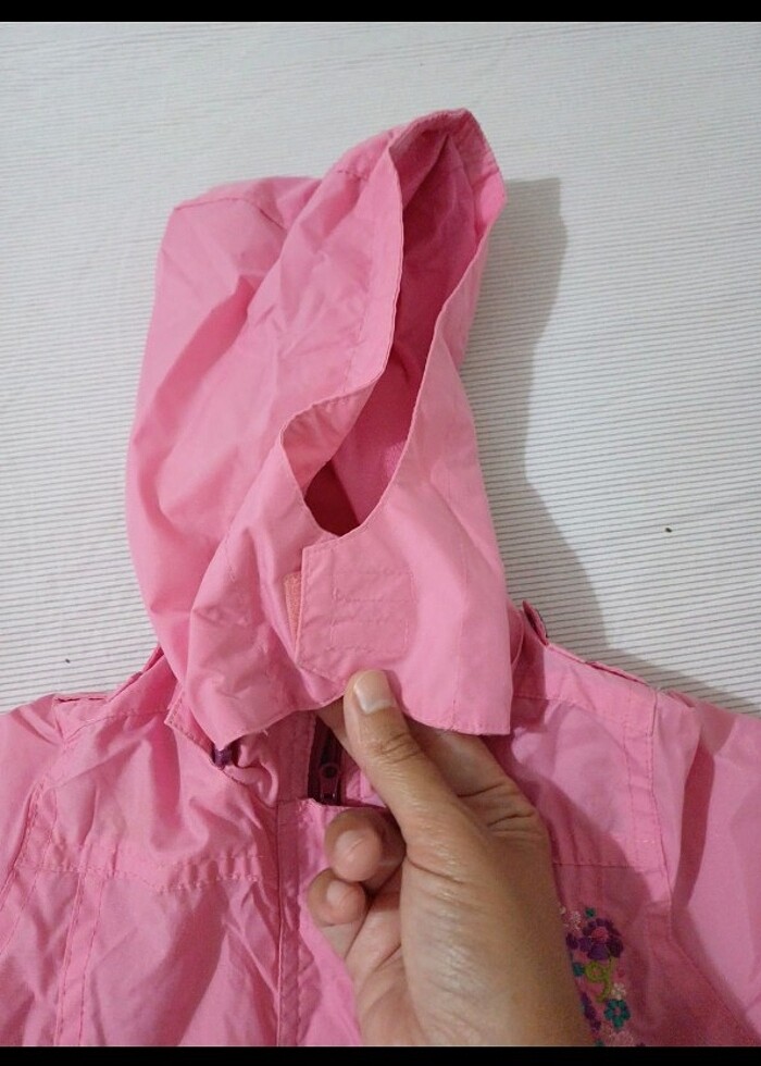 9-12 ay kız bebek yagmurluk - Görsel 5