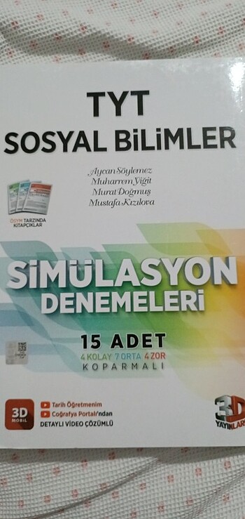 Tyt sosyal bilimler 3D deneme seti