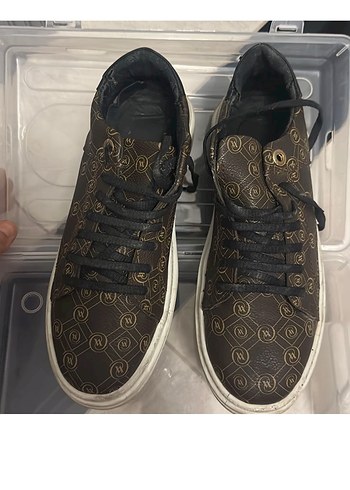 Diğer Siklik Ve Rahatlik Monogramli Siyah Sneaker