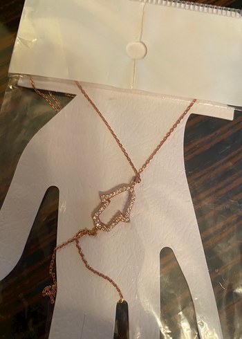 Altın Renk Zincir Detaylı Kadın El Zinciri - Görsel 4