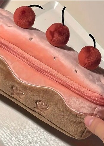 Beden Renk Kirazlı Pembe Çocuk Okul Çantası 20cm