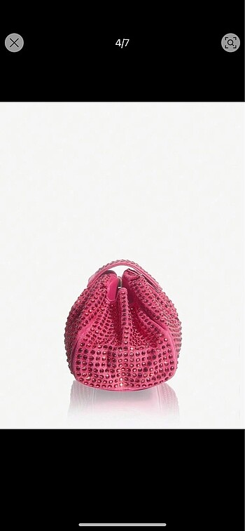 Beden taslı gece clutch