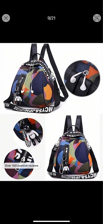 Beden çeşitli Renk ithal backpack