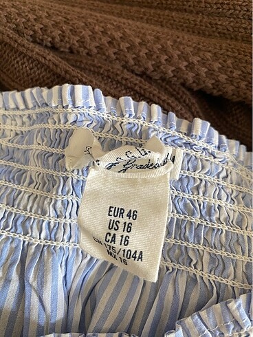 l Beden mavi Renk h&m gömlek