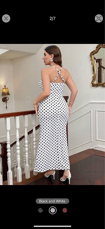 Diğer polka dot elbıse