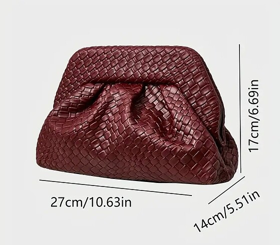 Beden bordo Renk muthis clutch