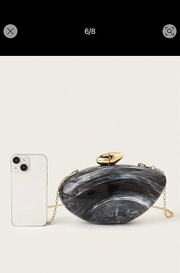 Beden gri Renk ithal clutch