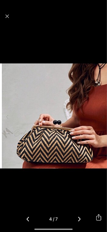 Beden siyah Renk keten clutch