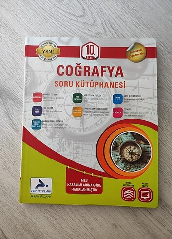 Paraf Yayınları 10.Sınıf Çoğrafya Soru Bankası 