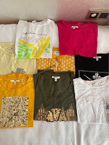 8 adet tshirt