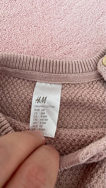 3 Ay Beden pembe Renk H&M alt üst takım