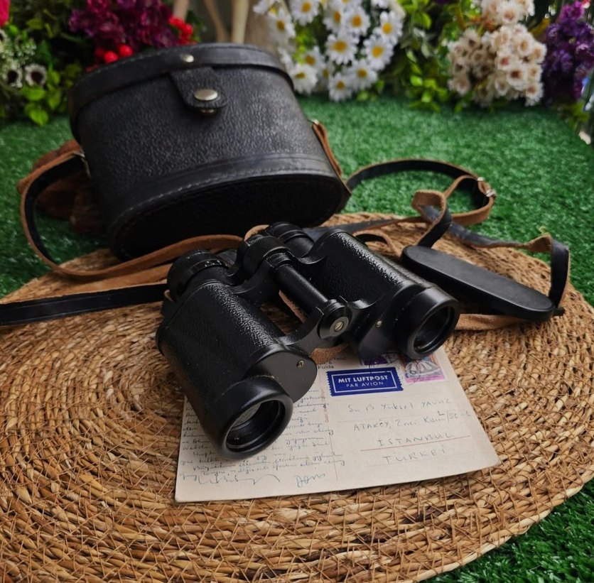 Klasik Siyah Dürbün ve Kılıfı - Görsel 5