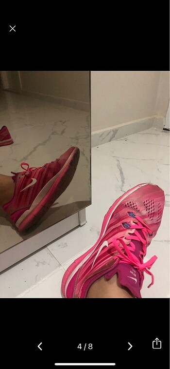 39 Beden pembe Renk Orjinal nike spor ayakkabı