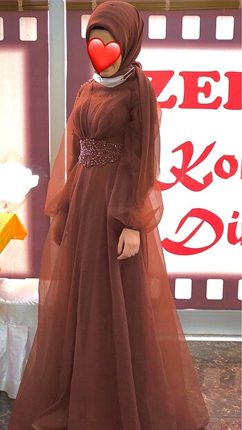 Diğer TARÇIN RENGİ ABİYE