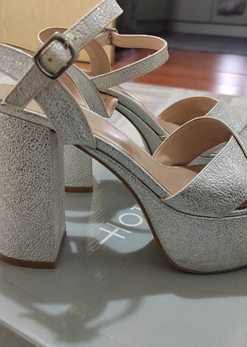 Hotiç Platform Topuklu Kadın Abiye Ayakkabı - Görsel 2