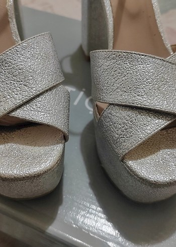 Hotiç Platform Topuklu Kadın Abiye Ayakkabı - Görsel 5