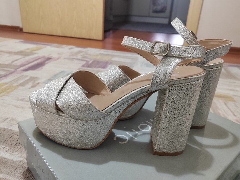 Hotiç Platform Topuklu Kadın Abiye Ayakkabı - Görsel 3