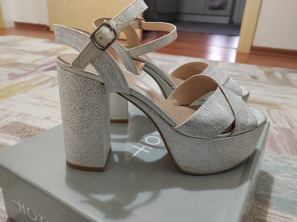 Hotiç Platform Topuklu Kadın Abiye Ayakkabı - Görsel 2