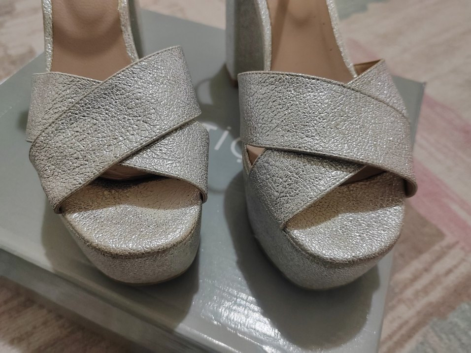 Hotiç Platform Topuklu Kadın Abiye Ayakkabı - Görsel 5