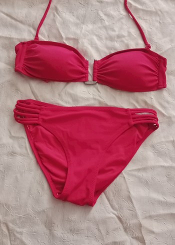 Kyo Pembe Strappy Kadın Bikini Takımı