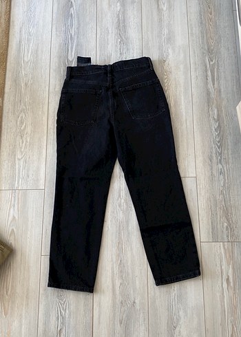 28 Beden siyah Renk Siyah Regular Fit Kadın Midi Kot Pantolon