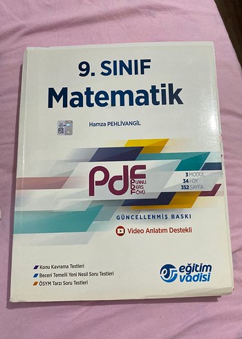 9. Sınıf Matematik PDF eğitim vadisi konu anlatımlı test