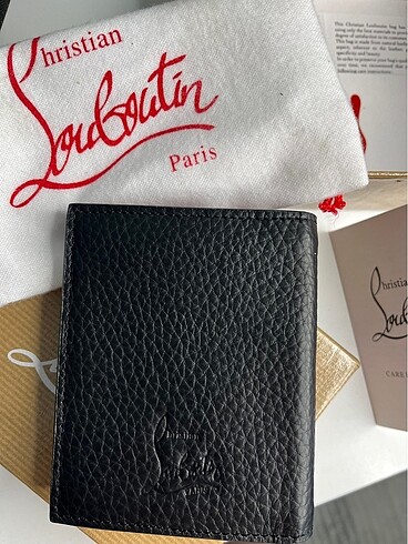 Beden siyah Renk Christian Louboutin zımbalı cüzdan