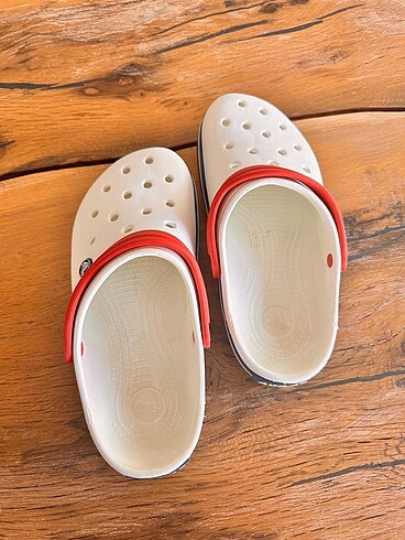 38 Beden beyaz Renk Crocs terlik