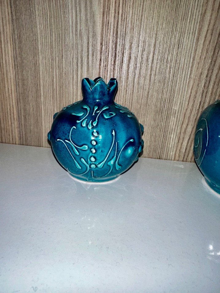 Turkuaz Renkli Nar Figürin Seti - Görsel 2