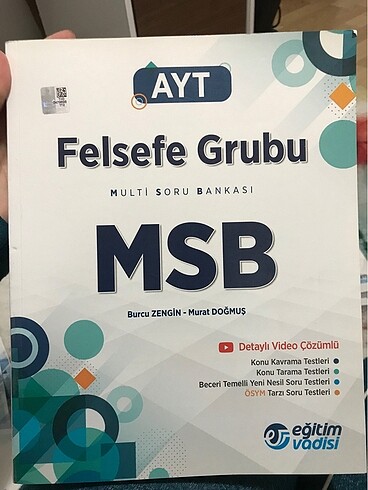 Ayt Felsefe test kitabı