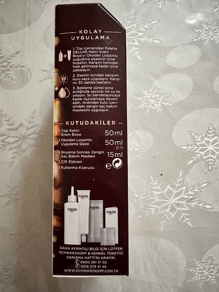 Schwarzkopf Palette Deluxe Kalıcı Saç Boyası 7-554 - Görsel 2