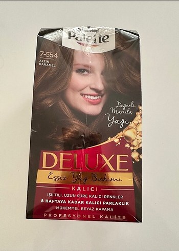 Schwarzkopf Palette Deluxe Saç Boyası 7-554 Altın Karamel - Görsel 2