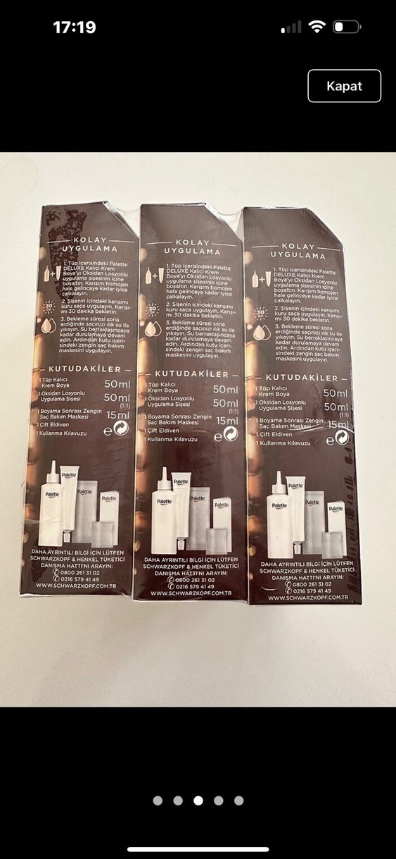 Schwarzkopf Palette Deluxe Saç Boyası 7-554 Altın Karamel - Görsel 3