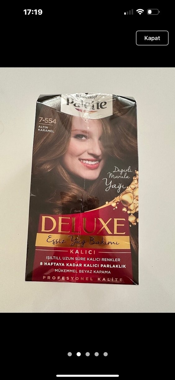 Schwarzkopf Palette Deluxe Saç Boyası 7-554 Altın Karamel - Görsel 2