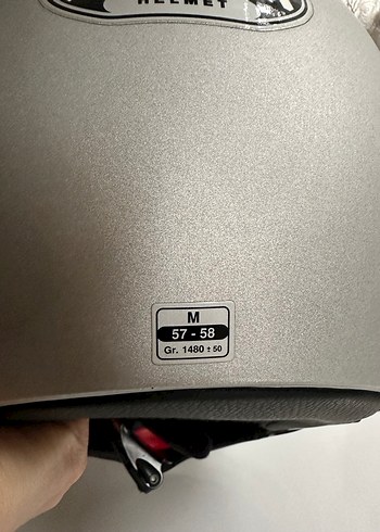 Airoh Helmet Gri Metalik Kask M/57-58 - Görsel 12